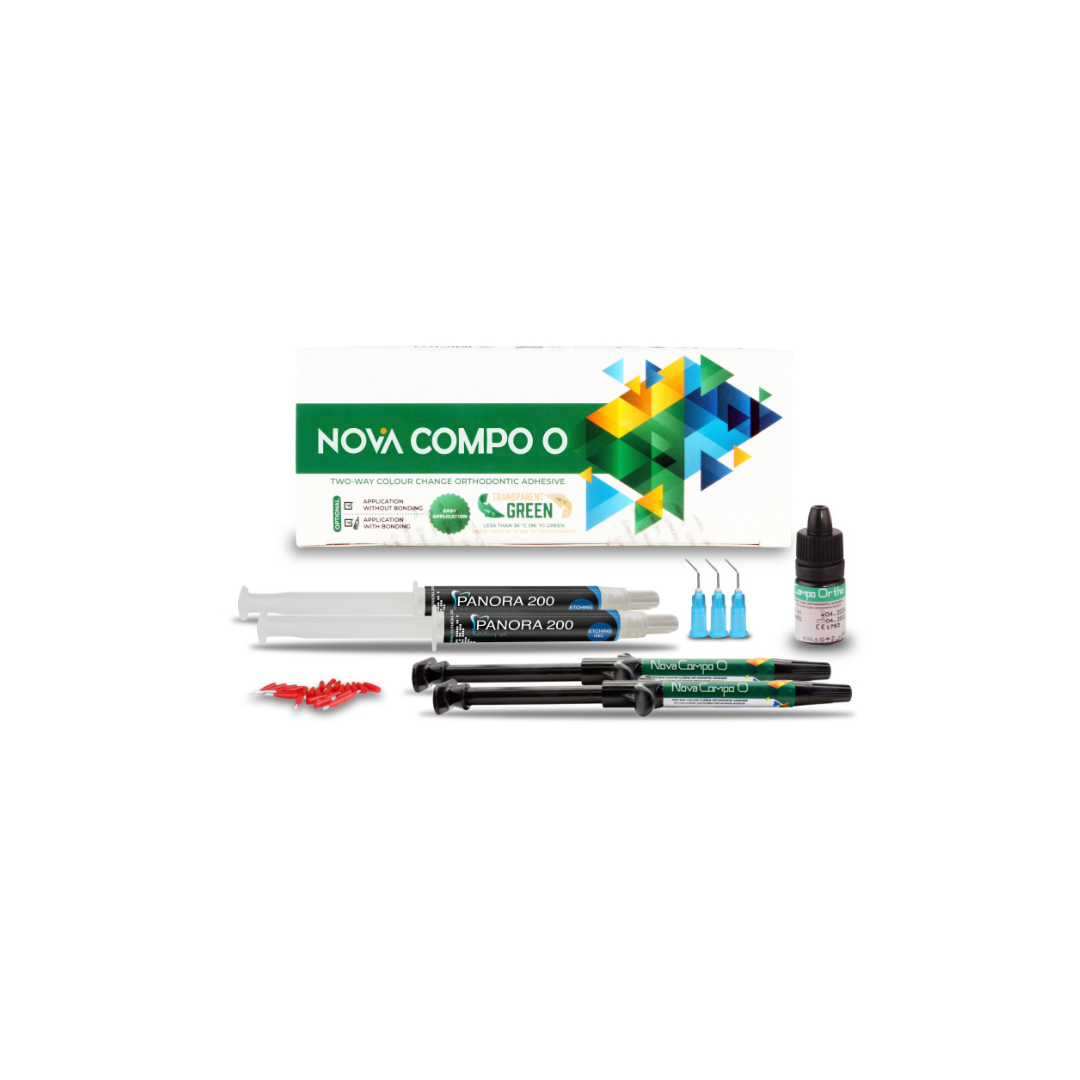 Nova Compo-O Ortho Kit 2 × 4 g + Bonding + 2 × Etch – Imicryl