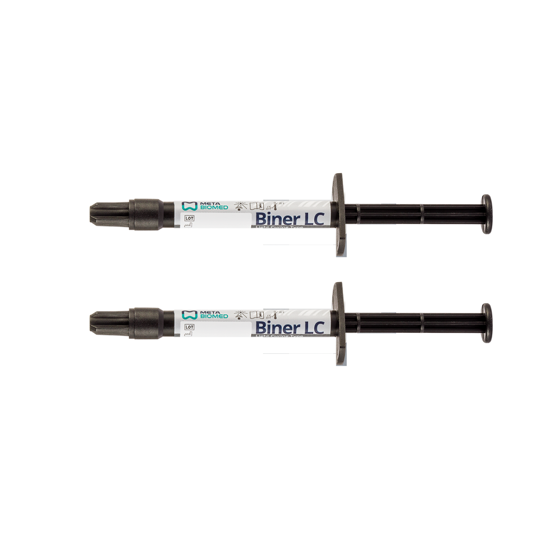 Biner LC Hydroxyde de calcium photopolymérisable – 2 × 2 g – Meta Biomed
